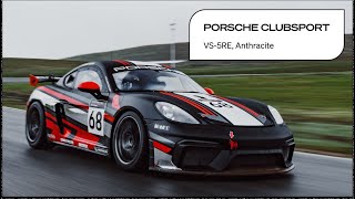 Porsche 718 Cayman GT4 Clubsport on Apex VS-5RE Forged Wheels