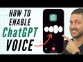 How to Enable ChatGPT Voice to Voice on Phone (iPhone &amp; Android) Talk to ChatGPT!