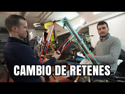 CAMBIO de RETENES y ACEITE de HORQUILLA👍 Explicado FACIL