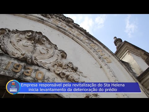 Cine Santa Helena - primeira etapa da revitalização é o levantamento da deterioração do imóvel