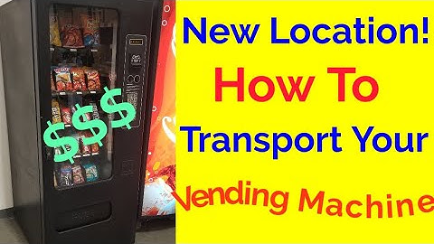 Placing a $200.00 Vending Machine at a New Location !