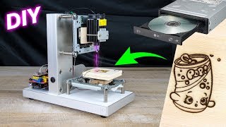 HOW to make CNC LASER engraver DIY from DVD drive