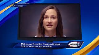 Millions of recalled Takata airbags still in vehicles nationwide