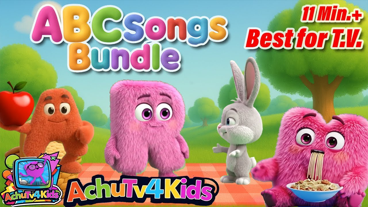 🔤🎶 ABC Bundle with Jolly Phonics – Fun Kids Learning Songs | AchuTV4Kids