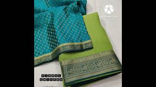 Marble Chiffon Saree