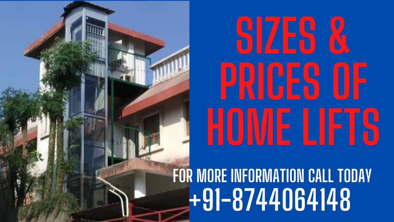 Sizes & Prices of Home Lift. 2 person Home Lift, Small Home Lift YouTube
