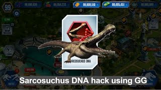Sarcosuchus DNA hack using GameGuardian JWTG
