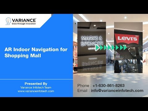 AR Indoor Navigation at Shopping Mall