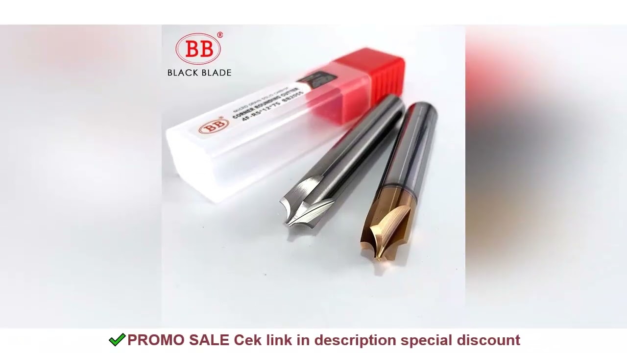 BB Carbide Radius Corner Rounding Cutter End Mill CNC Tool inner R1 R2 R3 Chamfering Outside Radii Q