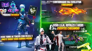 NOVO CALENDÁRIO SEMANAL! COLEÇÃO SHIBA E M4A1 EVOLUTIVA CHEGANDO, NOVOS ROYALES, EVENTOS E MAIS!!