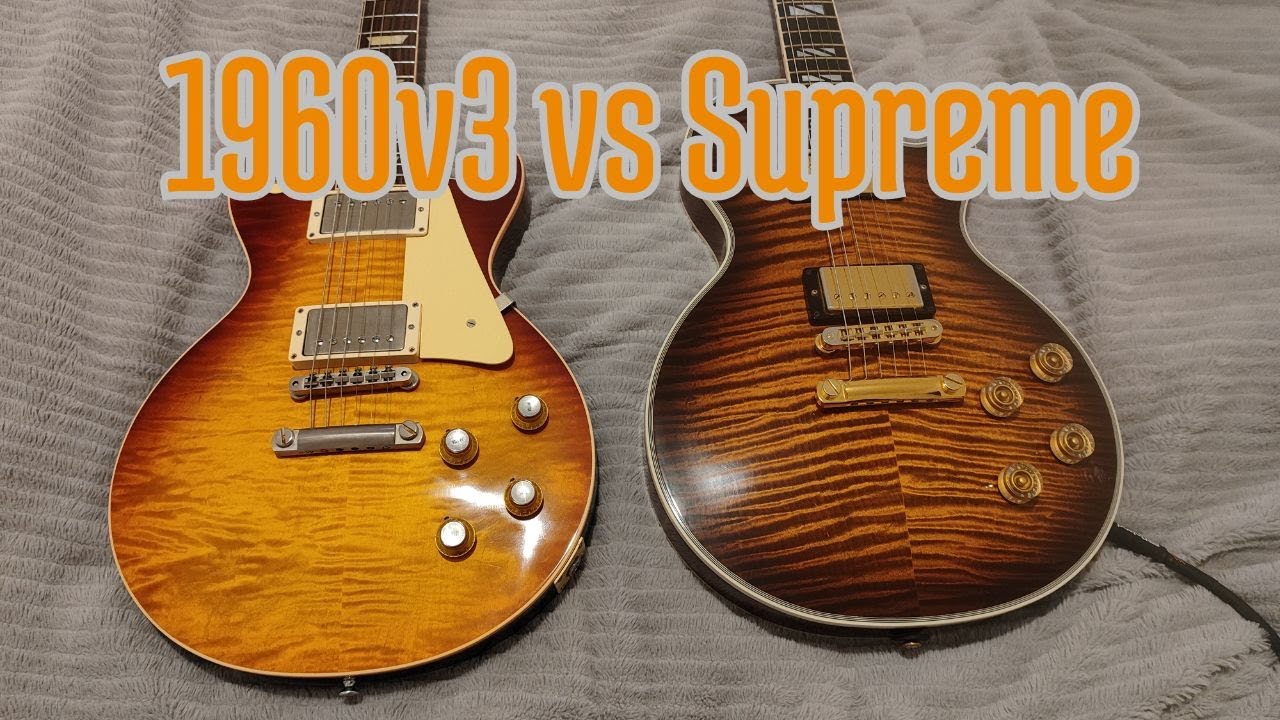 Comparaison Gibson Les Paul Supreme vs R0 (Clean Neck)