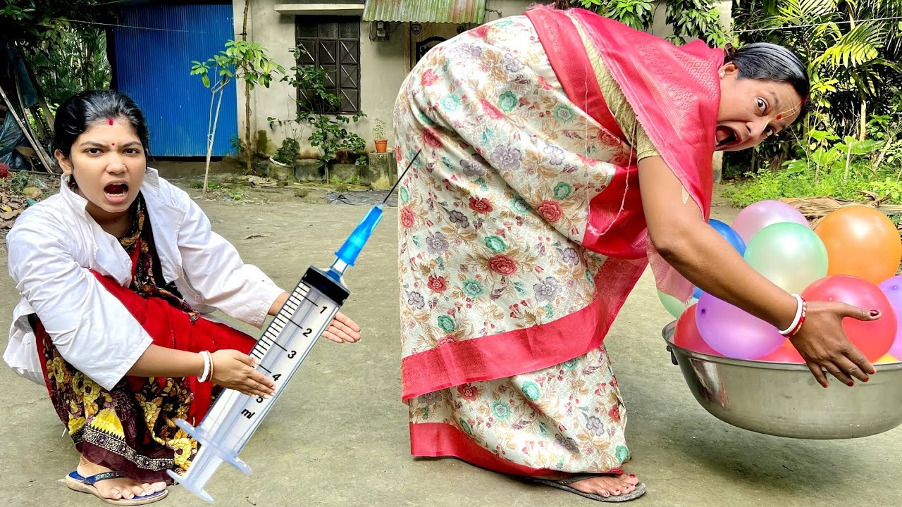 Injection Comedy Video 2025😂Must Watch Family Funny Video_Try To Not Laugh Ep - 337 By @cdmama2