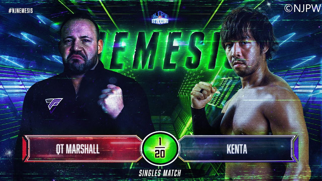 QT Marshall vs KENTA / Singles Match / NJPW STRONG Nemesis 2023 Night 3 / WWE 2K22