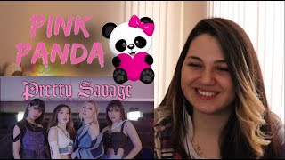 BLACKPINK - ‘PRETTY SAVAGE’ DANCE COVER BY PINK PANDA FROM INDONESIA | REACTION