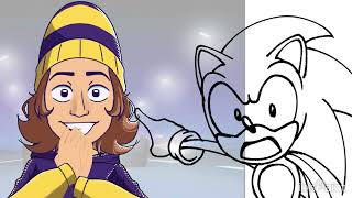 🍳I’m still cooking something… 👀 | Drawing Sonic X on IbisPaint X Again screenshot 5