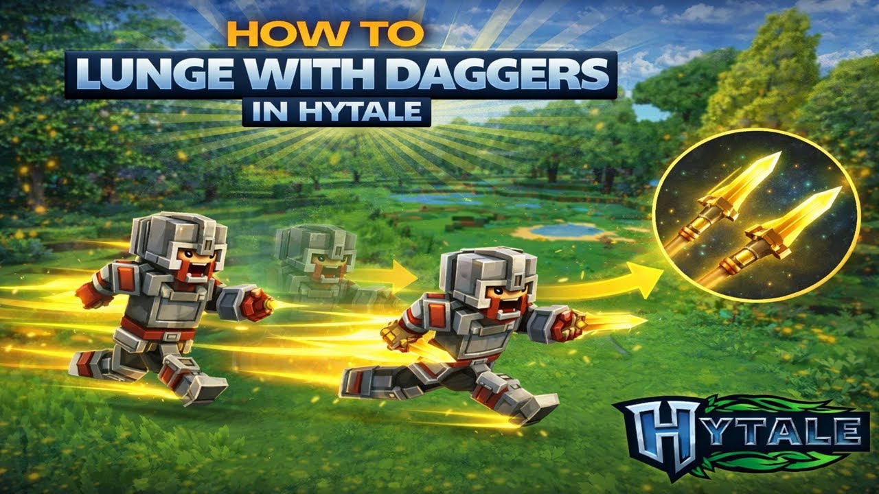 Как совершать выпады с кинжалами в Hytale (пошаговая инструкция)