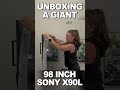Unboxing a Giant 98&quot; Sony X90L