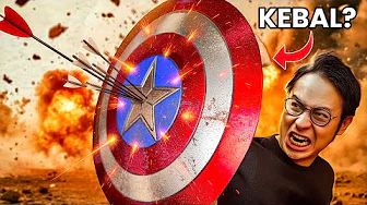 BISAKAH KITA MELINDUNGI DIRI PAKAI TAMENG CAPTAIN AMERICA?!