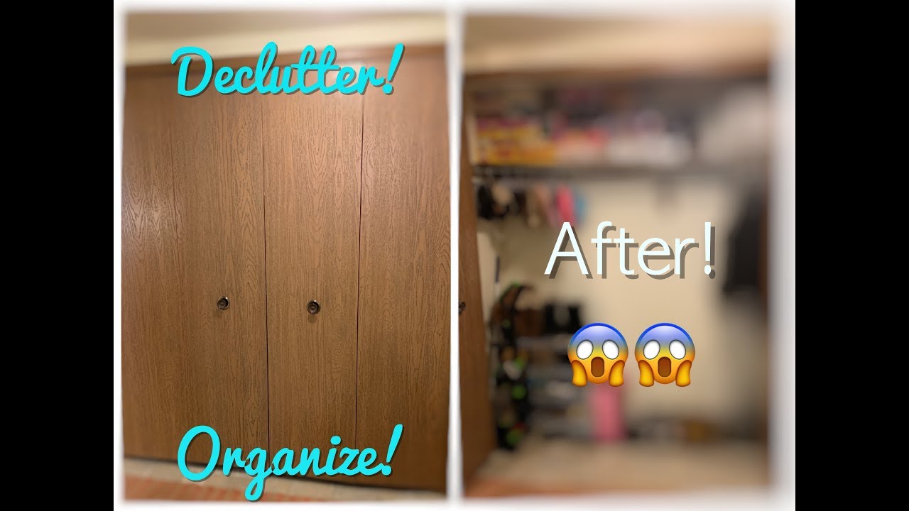 Declutter & Organization #5: Front Entryway Closet!