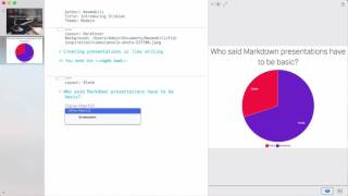 Markdown presentations with Slidium