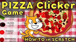 Pizza Clicker Game in Scratch | How to Create in Scratch Coding | Scratch Programming Game Tutorial screenshot 1