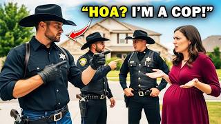 HOA ＂cops＂ Pull Taser on My Pregnant Wife, Unaware I'm a REAL Cop!