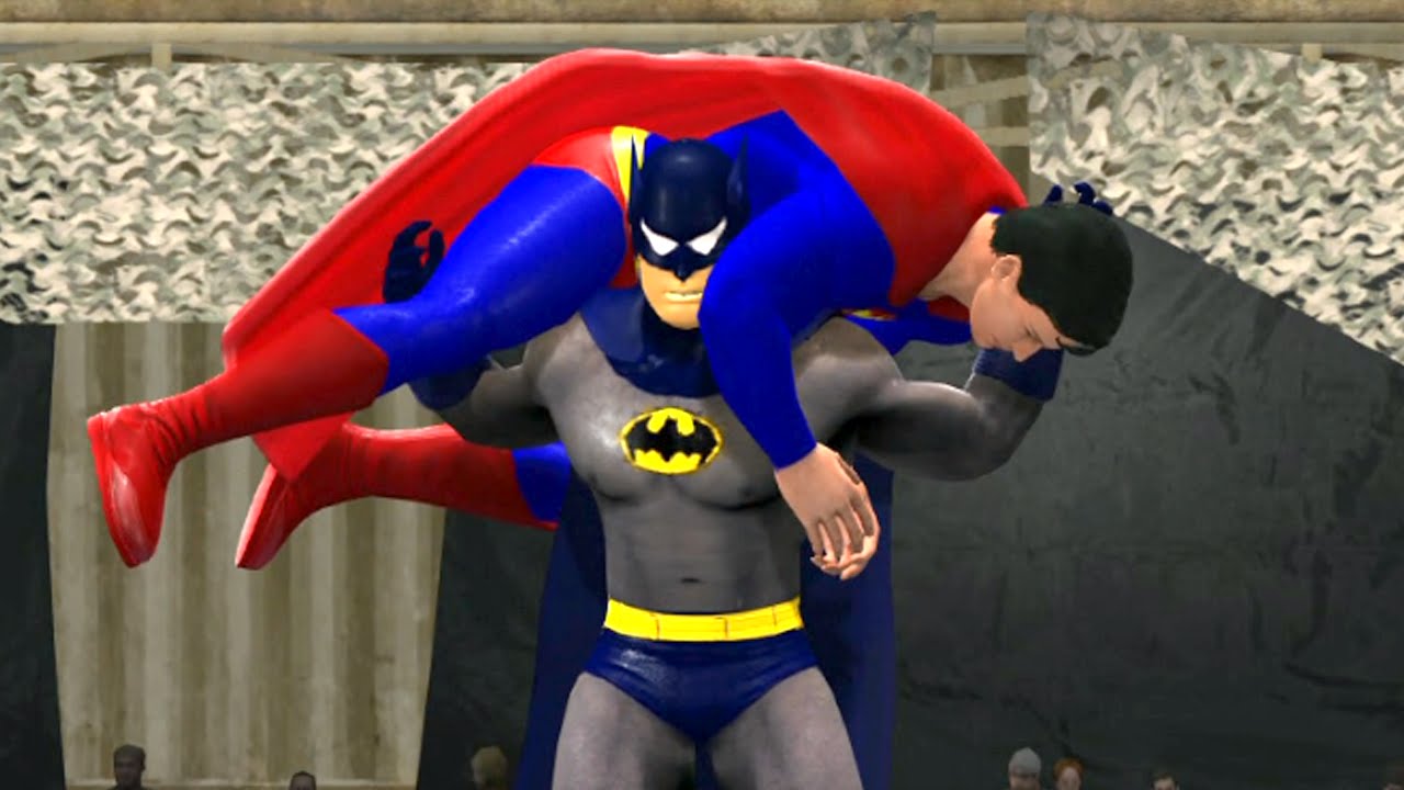 BATMAN VS SUPERMAN - WWE 2K15 - YouTube