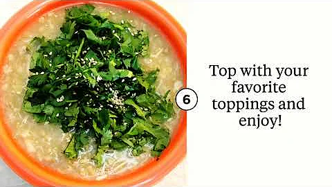 Slow Cooker Chicken Congee