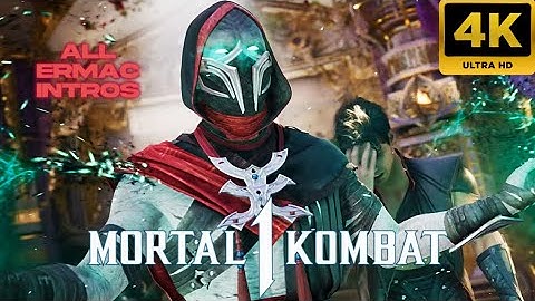Mortal Kombat 1 - All ERMAC Intro Dialogues [4K60FPS]