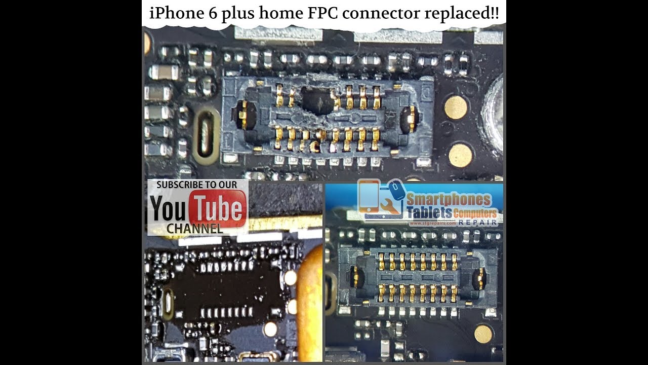 Iphone 6 Plus Home Button FPC Connector Replaced Super Easy YouTube