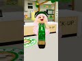 she made my banana whip ice cream super spicy!🥵😭#robloxshorts #roblox