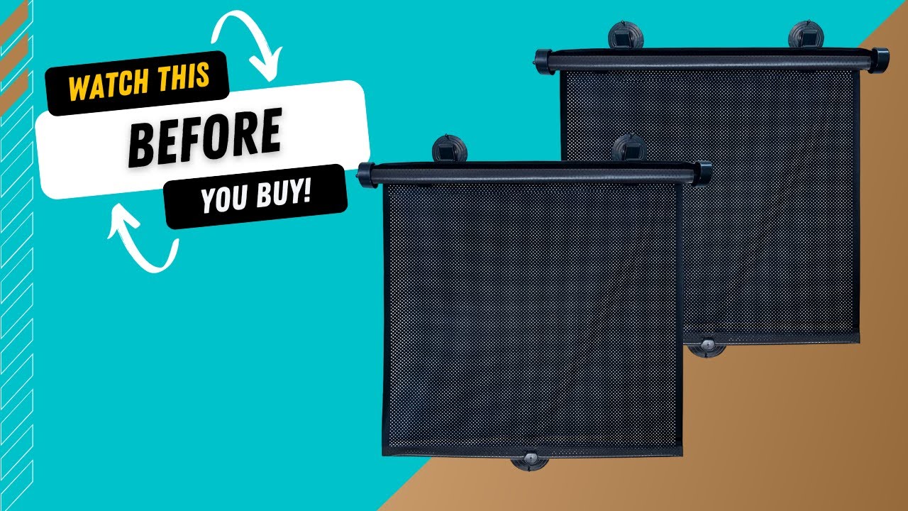 EcoNour Car Side Window Sun Shade (2 Pack)