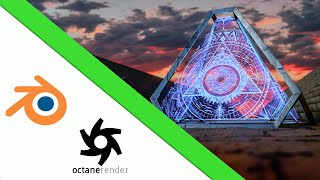 Fantasy render full Texturing + lighting workflow | BLENDER OCTANE