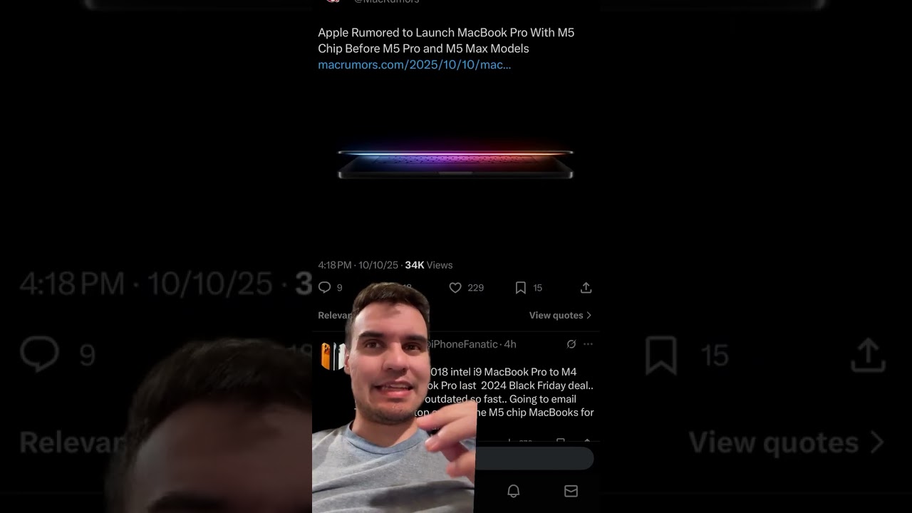 Apple’s BREAKING tradition — M5 MacBook Pro dropping BEFORE the M5 Pro & Max?! 😳🔥 