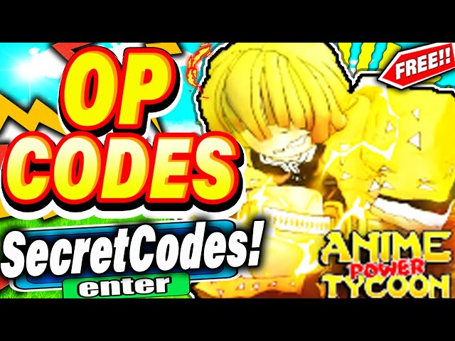 ALL ANIME POWER TYCOON CODES! (November 2022)