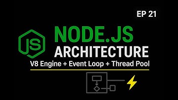 How Node JS Works : V8 Engine, Event Loop & Thread Pool | Node JS Tutorial | Node JS Course 