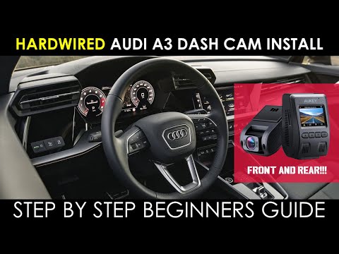 HOW TO INSTALL A DASH CAM ON MY 2021 AUDI A3 8Y GENERATION | AUKEY DR02 HARDWIRE INSTALLATION
