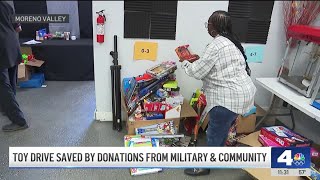 Moreno Valley toy drive saved by donations from military, NBC4 viewers