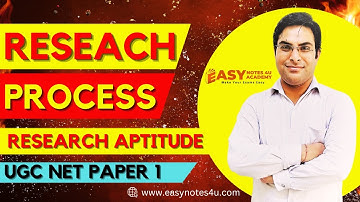 Research Process | Research Methodology | Research Aptitude | UGC NET | Easy Notes 4u