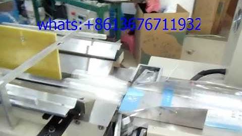 two rows plastic cup  counting and packing machine
