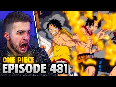 ACE & LUFFY!! One Piece Episode 481 Reaction