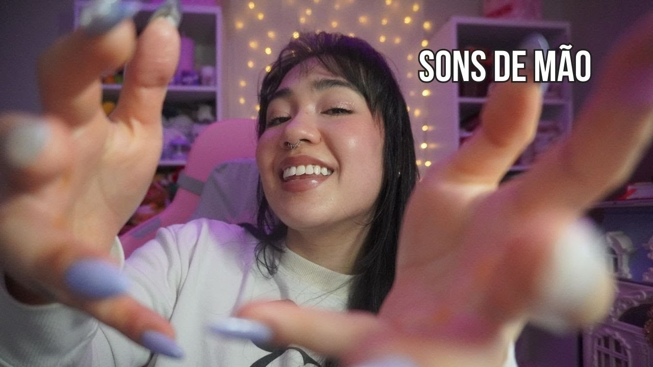 ASMR RÁPIDO | Massagem com Sons de Mão (com e sem anéis e sons de creme)