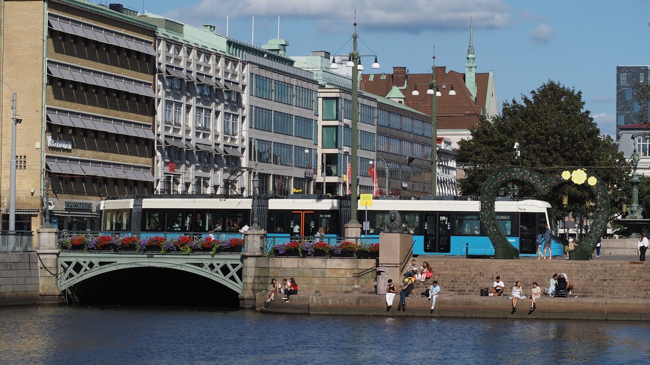 Trams & Trains in Göteborg (Gothenburg) - August 2025