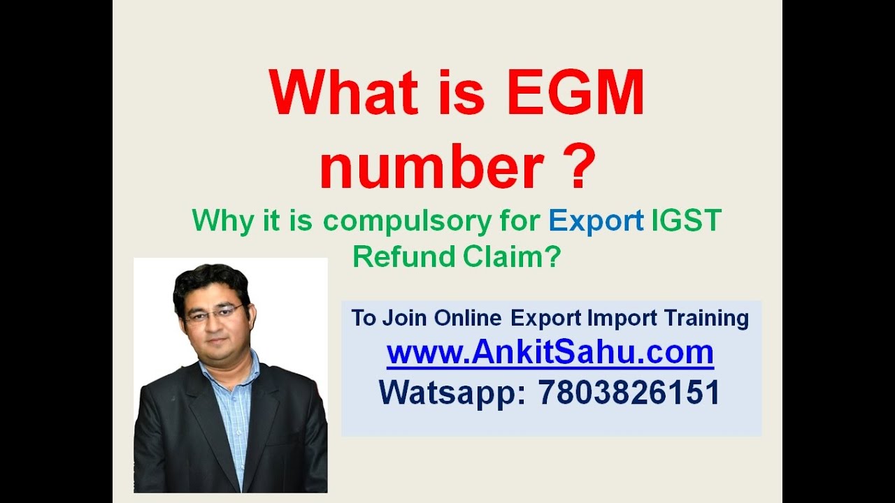 How To Check EGM Number For Export IGST Refund Claim YouTube how-to-check-egm-number-for-export-igst-refund-claim-youtube