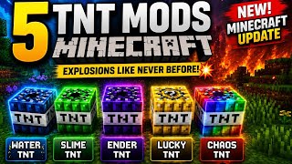 5 CRAZY TNT MODS in Minecraft PE 2026! 💥 screenshot 1