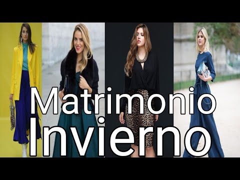 COMO VESTIR PARA UN MATRIMONIO EN INVIERNO