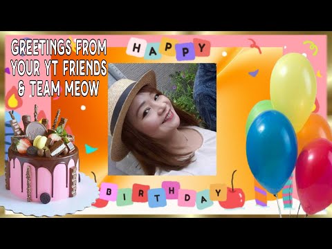 meow 40th bday - thank you team meowmeow
