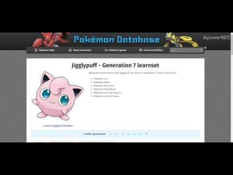 Pokémon Database -- the fastest way to get your Pokémon information