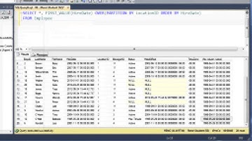 SQL 2012 Analytical Functions Lab 1.3