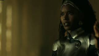 dc titans season 3 episode 10(blackfire stole starfire's power) - Blackfire got shot-       _edited_